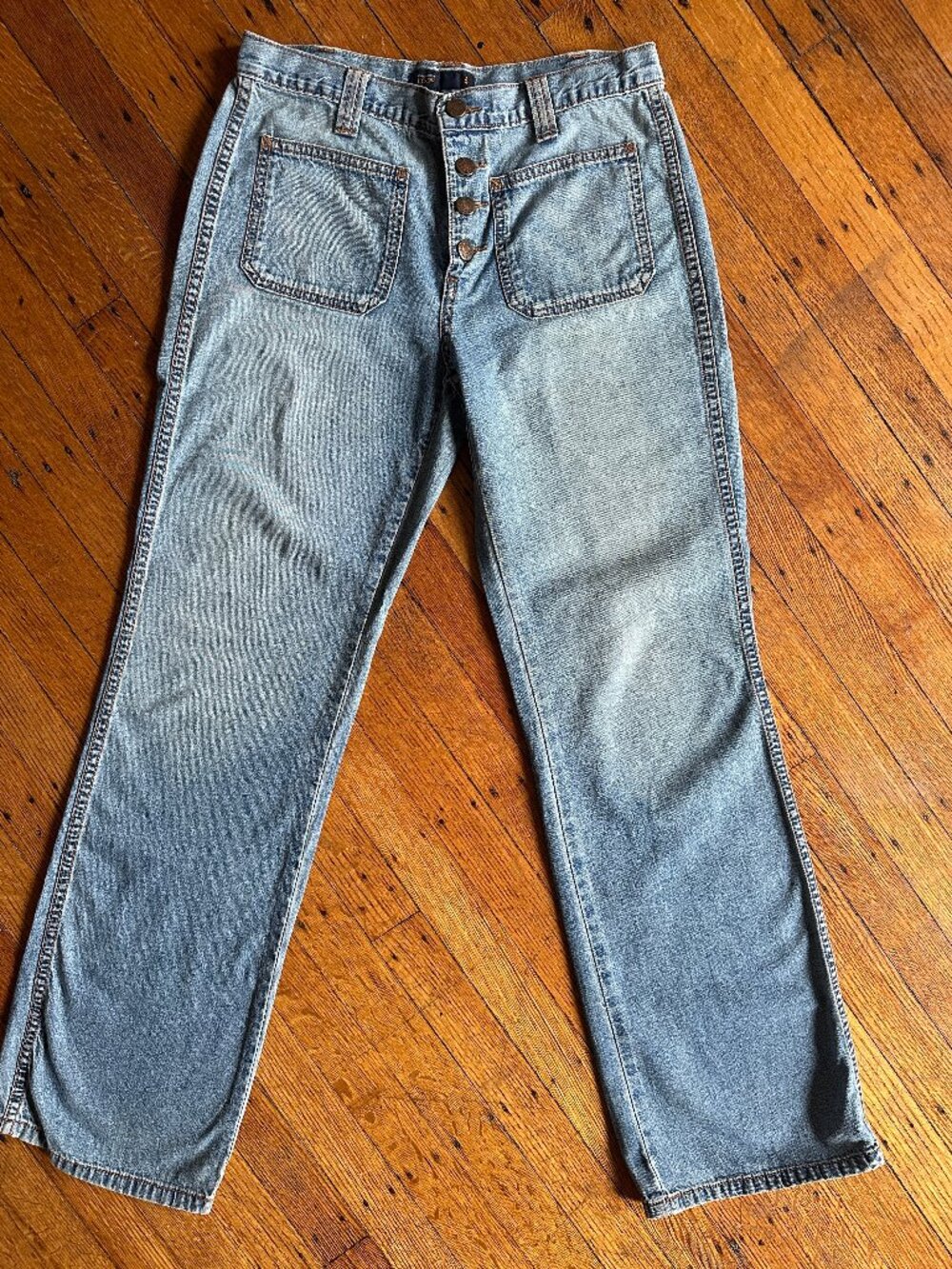Vintage J.Crew low rise front patch pocket jeans women's sz 4